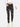 High Waisted Women Jeans With Dark Faded Wash And Star Print All Over - KULTPRIT