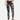 High Waisted Women Jeans With Abstract Print And Wash With Distress All Over And Knee Cuts - KULTPRIT