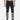 Kultprit Black with White printed patch jeans - KULTPRIT