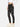 High Waisted Women Jeans With Dark Faded Wash And Star Print All Over - KULTPRIT