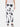 Women White baggy fit Jogger all over printed - KULTPRIT