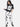Women White baggy fit Jogger all over printed - KULTPRIT