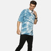 Impackt Men's Oversized Tie & Dye Printed Short Sleeve T-Shirt