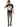Impackt Men's Front Printed Round Neck Black T-Shirt - KULTPRIT