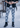 Stripe Overdyed Floral Print Jeans - KULTPRIT