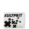 Kultprit Allover tie-dye wash Black shorts