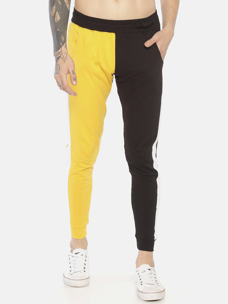 Cut And Sew Slim Fit Joggers