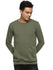 Impackt Men's Full Sleeve Solid Olive Sweatshirt