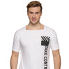 Impackt Men's Front Printed Square Neck T-Shirt