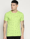 Impackt green all over print t-shirt