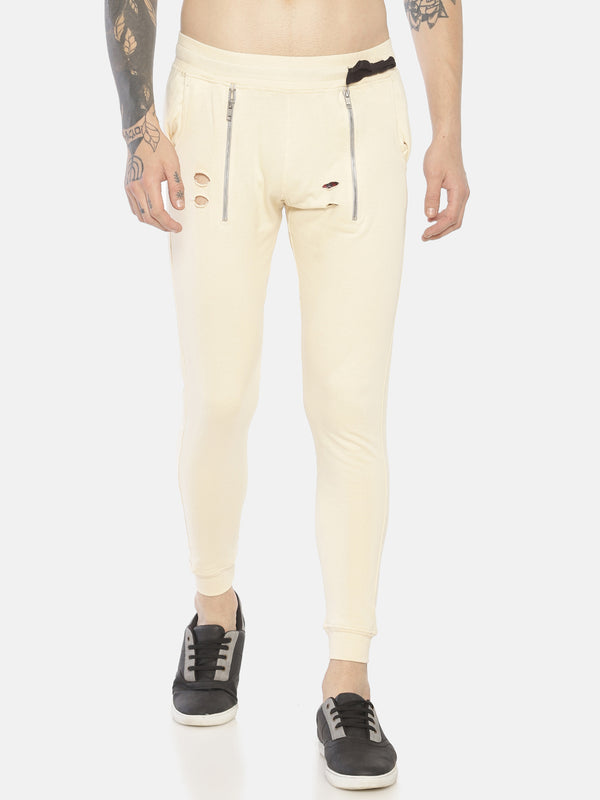 Slim Fit With Cross Zipper Joggers