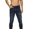 Kultprit Men's Basic 5 pocket jeans with back pocket embroidery