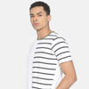 White striped t-shirt