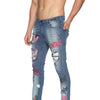 Kultprit Men's Jeans With Placement Print