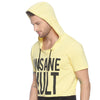 Men's Hooded T-shirt with slogan print