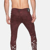 Kultprit Men's Skinny Jeans With Placement Print