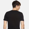 Black chest print t-shirt