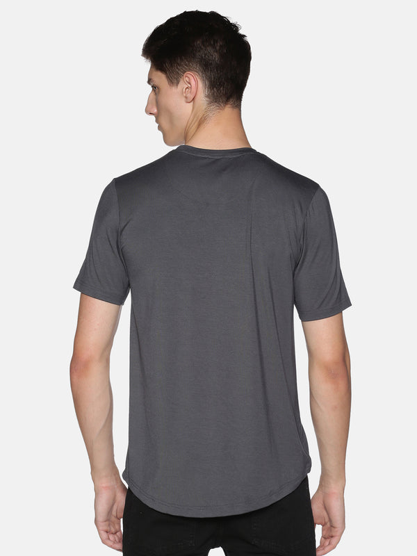 Kultprit Men's Half Sleeve T-Shirt With Placement Print