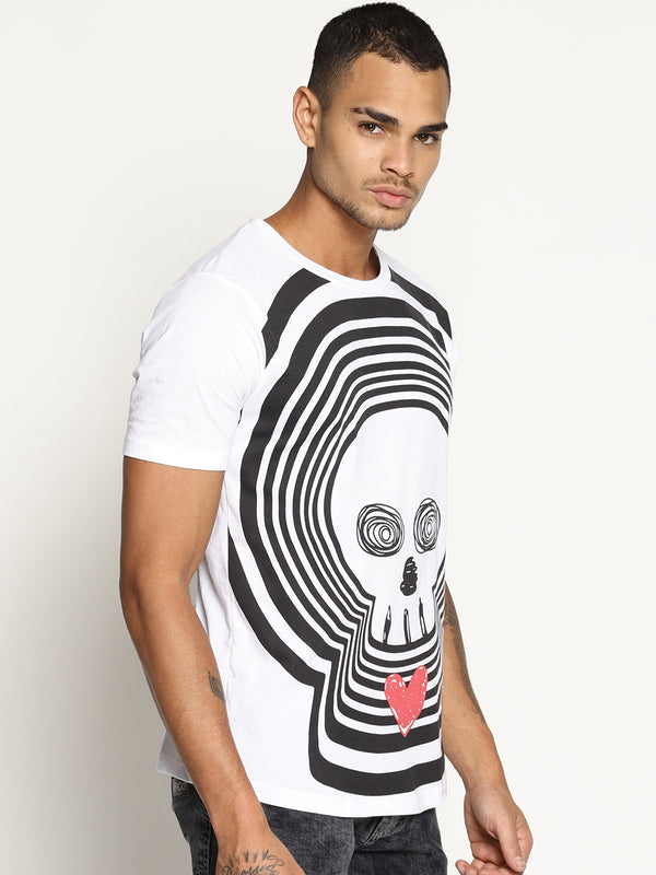 Impackt  Half Sleeve round neck T-Shirt with graphic print on front