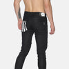 Fashion Black Jeans with Print at knee & back pocket