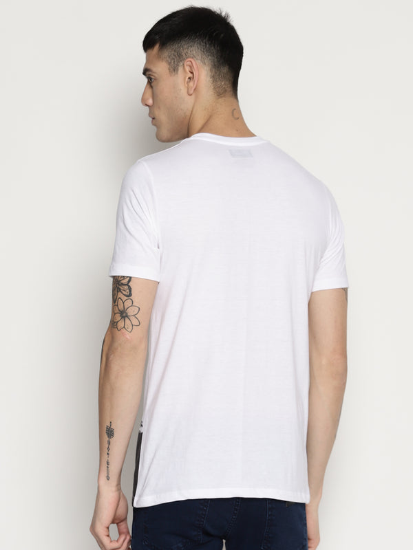 Impackt  white front print t-shirt
