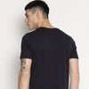 Impackt Black front print t-shirt