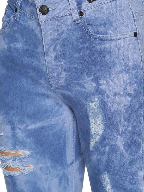 Kultprit Women's Solid distressed Jeans