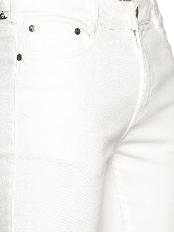 Basic 5 pocket jeans with back pocket embroidery