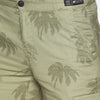 Kultprit Men's Shorts With Cargo Pocket & Allover Print