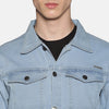 Impackt Men's Full Sleeves Denim Jackets With Ombre Wash