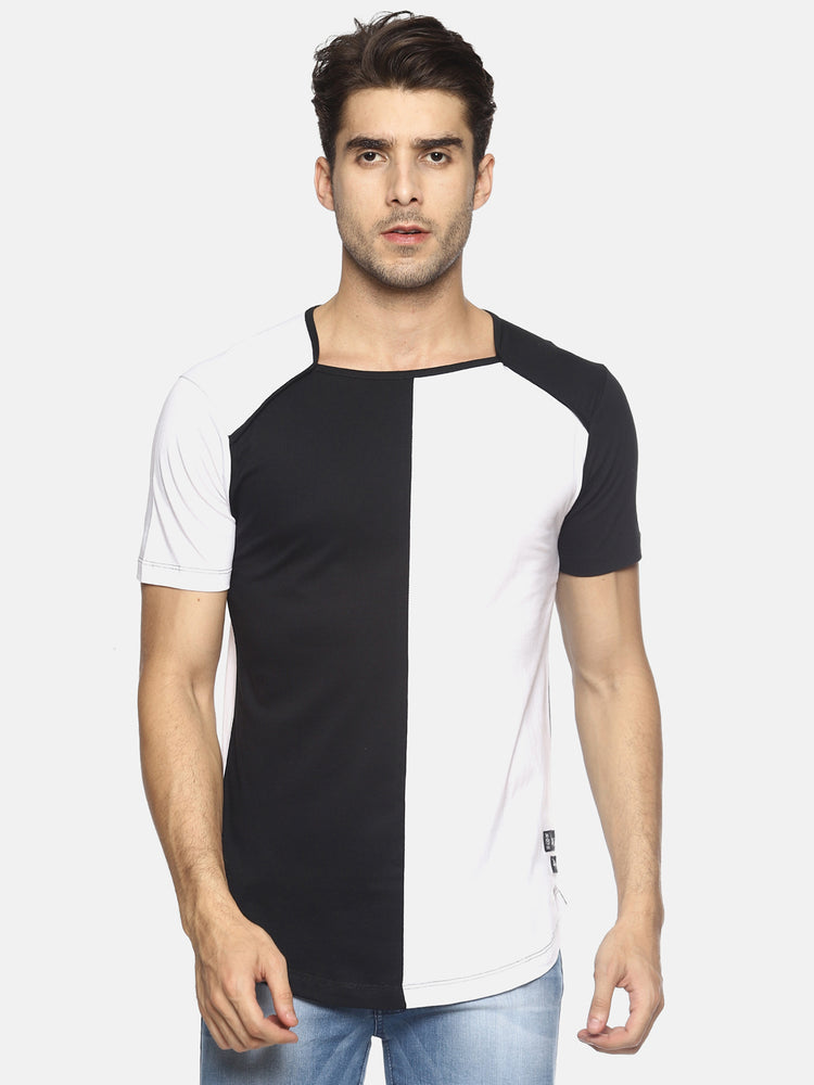 T-Shirt With Cut & Sew Panels